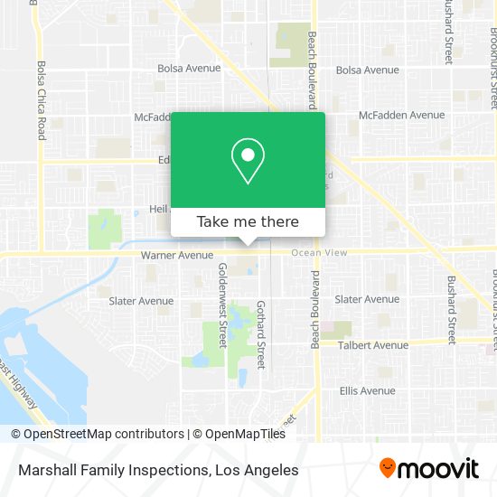 Marshall Family Inspections map