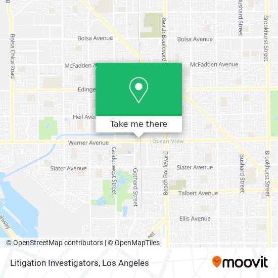Litigation Investigators map