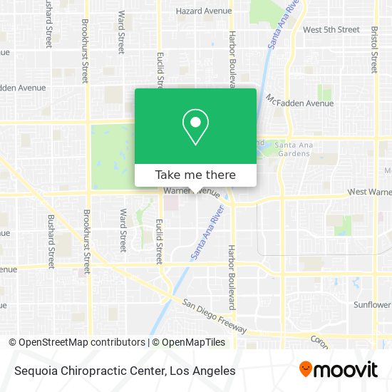 Mapa de Sequoia Chiropractic Center