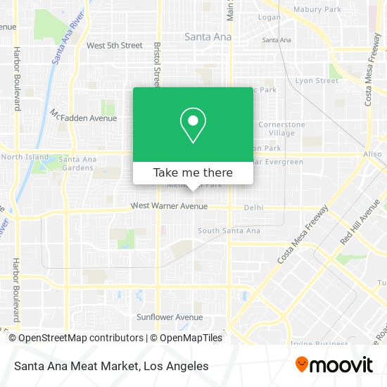 Santa Ana Meat Market map