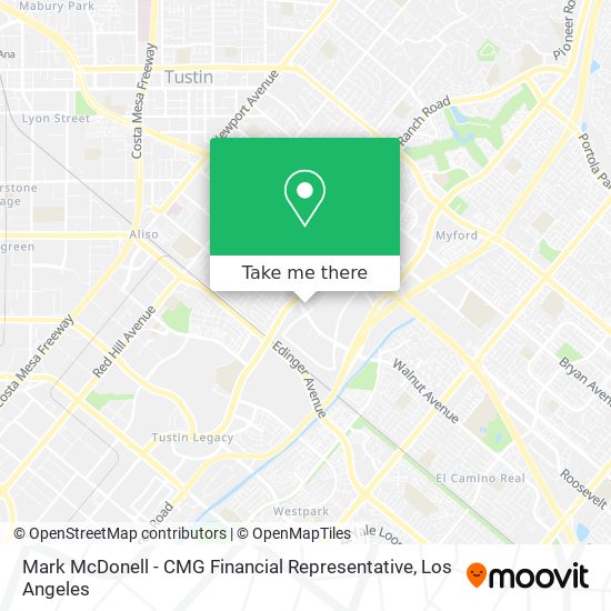 Mapa de Mark McDonell - CMG Financial Representative