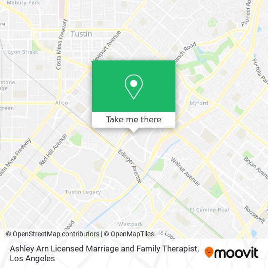 Mapa de Ashley Arn Licensed Marriage and Family Therapist