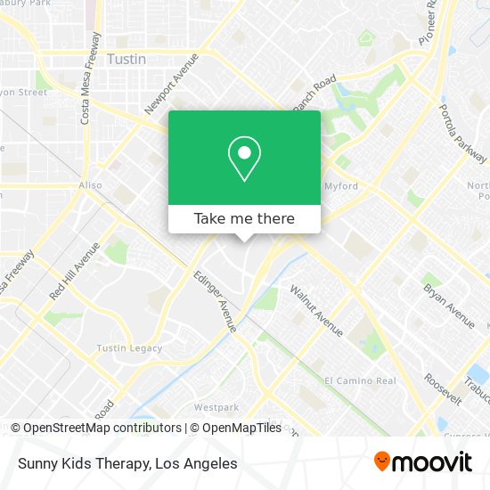 Sunny Kids Therapy map