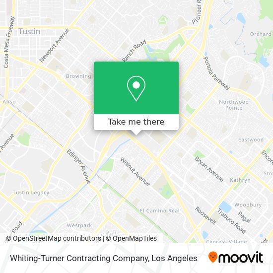 Whiting-Turner Contracting Company map