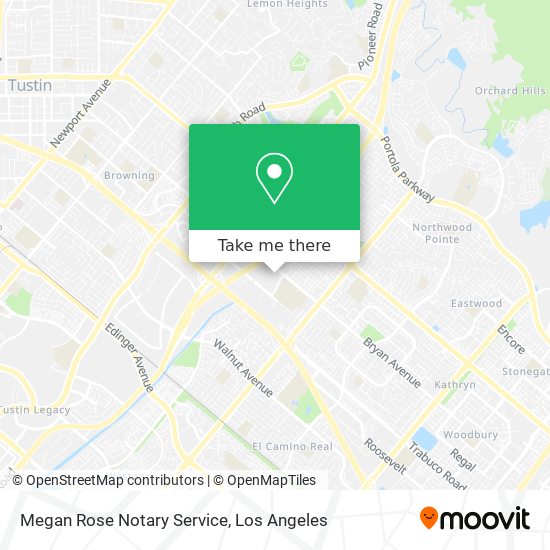 Mapa de Megan Rose Notary Service
