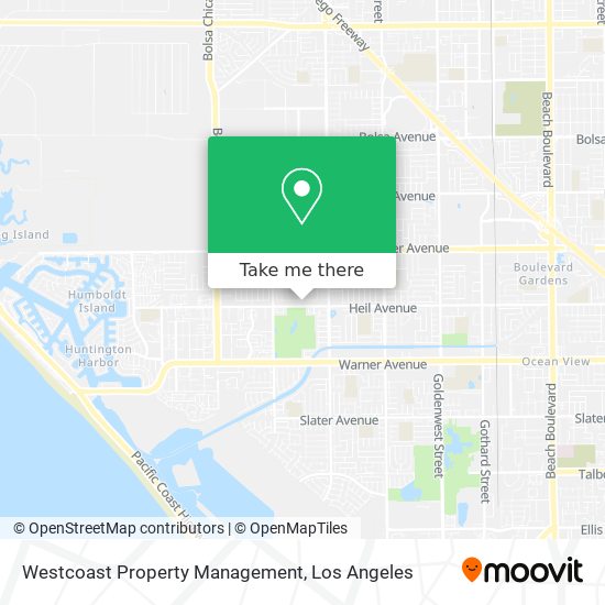 Westcoast Property Management map