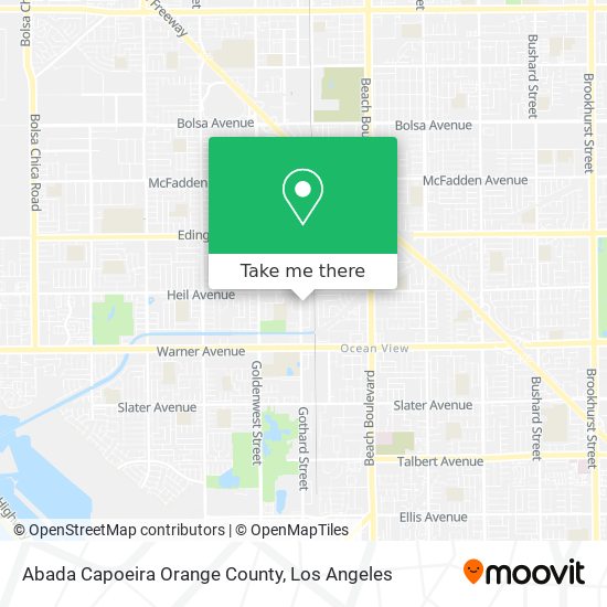 Abada Capoeira Orange County map