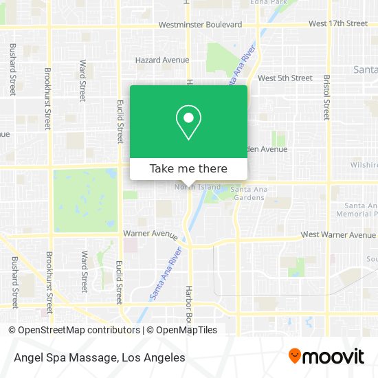 Angel Spa Massage map