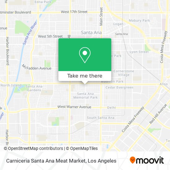 Carniceria Santa Ana Meat Market map
