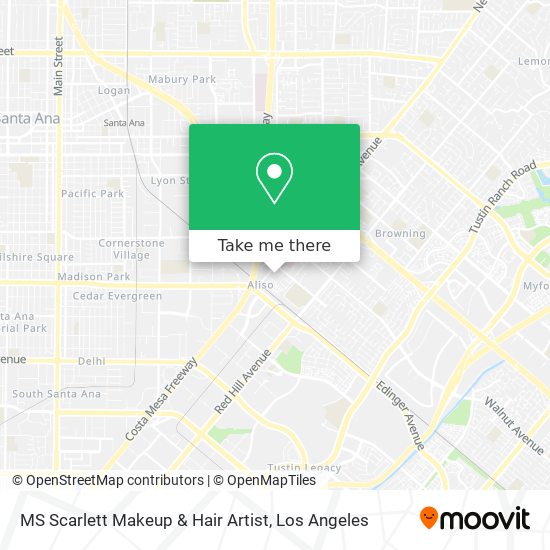 MS Scarlett Makeup & Hair Artist map