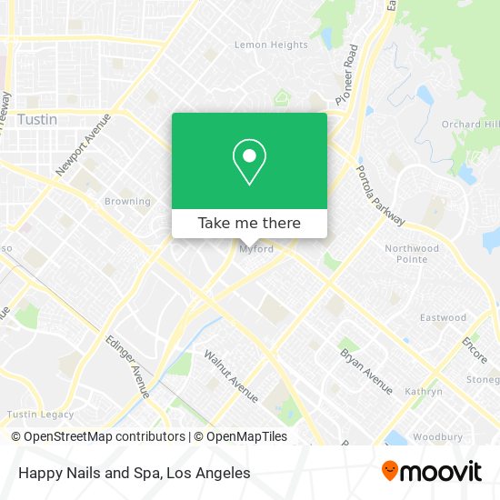 Mapa de Happy Nails and Spa