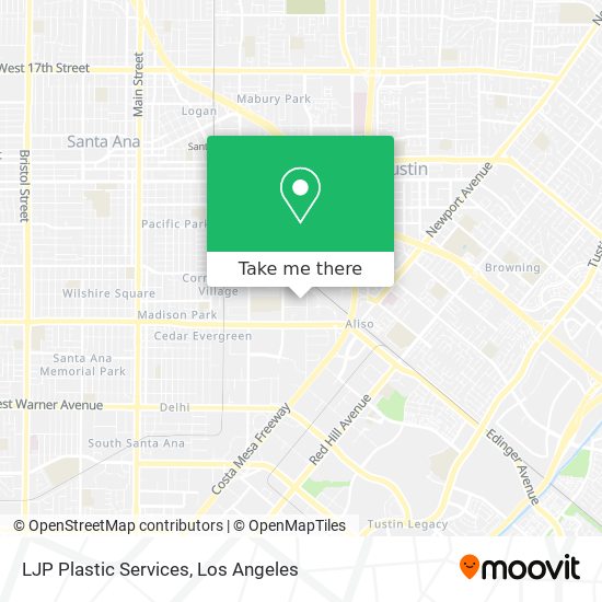 LJP Plastic Services map