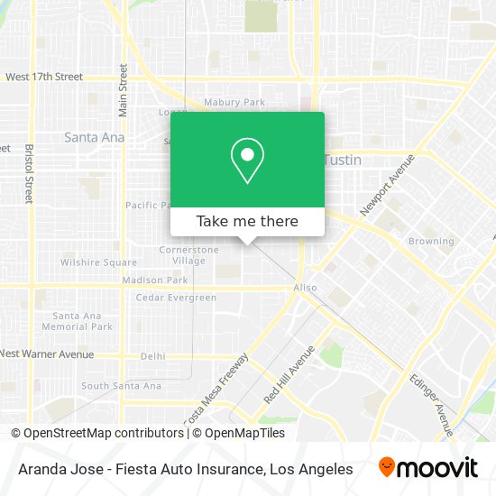 Mapa de Aranda Jose - Fiesta Auto Insurance