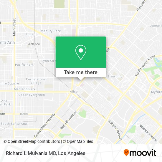 Richard L Mulvania MD map
