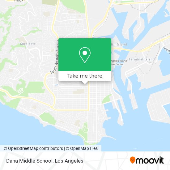 Mapa de Dana Middle School