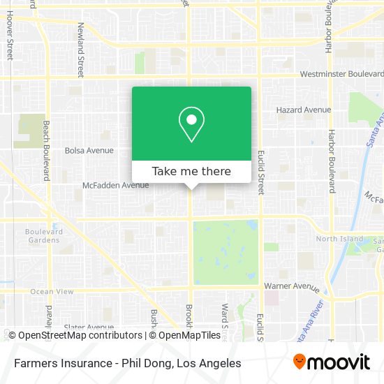 Farmers Insurance - Phil Dong map