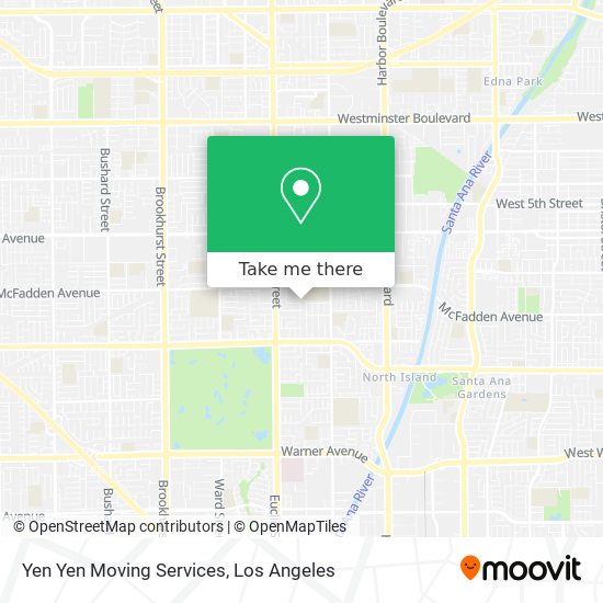 Mapa de Yen Yen Moving Services