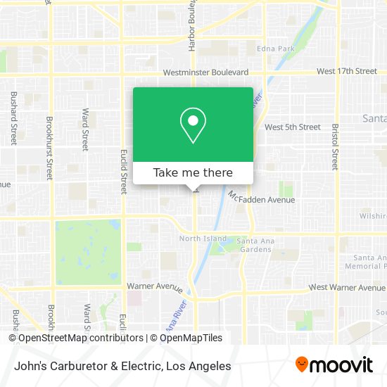 John's Carburetor & Electric map