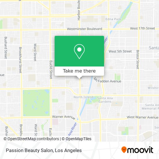 Mapa de Passion Beauty Salon