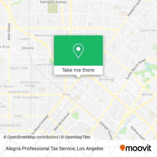 Alegria Professional Tax Service map