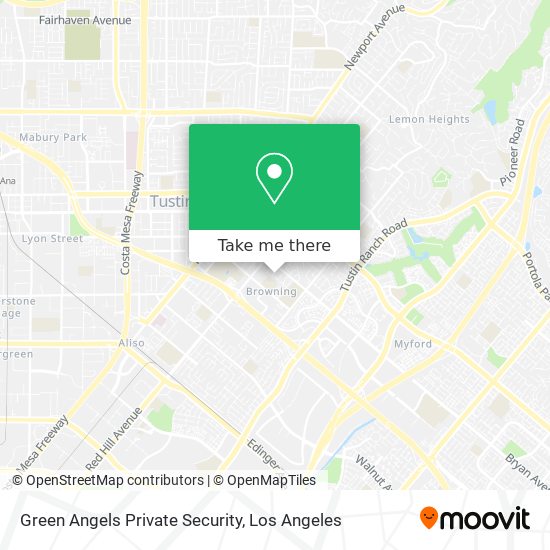 Green Angels Private Security map