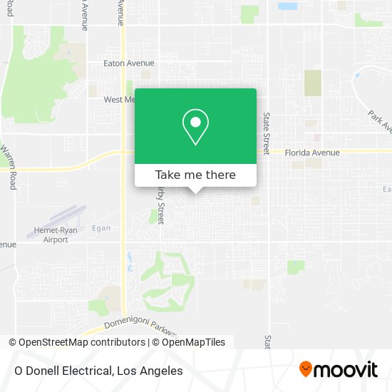 O Donell Electrical map