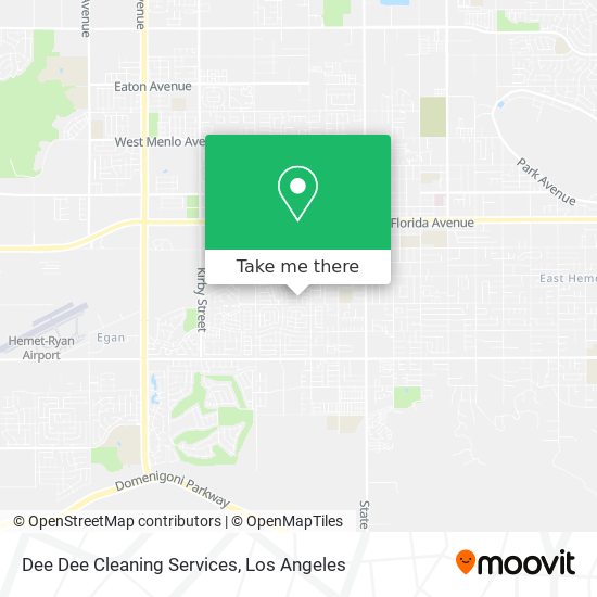 Dee Dee Cleaning Services map