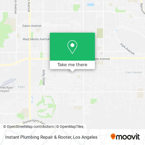 Instant Plumbing Repair & Rooter map