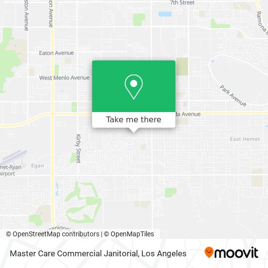 Master Care Commercial Janitorial map