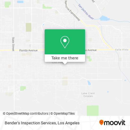 Mapa de Bender's Inspection Services