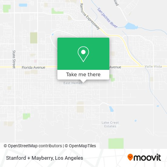 Stanford + Mayberry map
