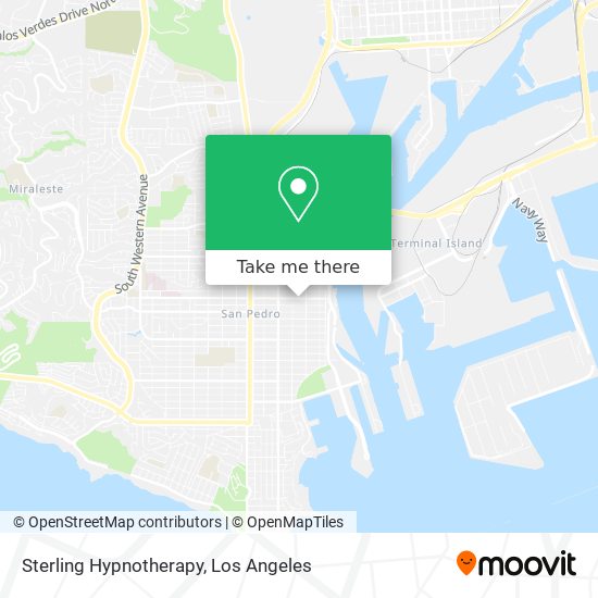 Sterling Hypnotherapy map