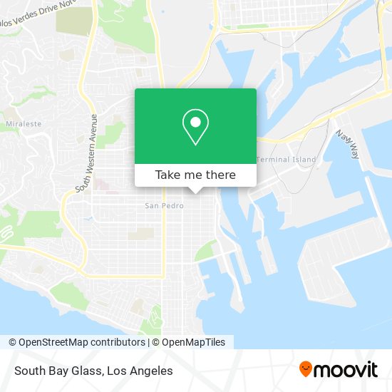 South Bay Glass map