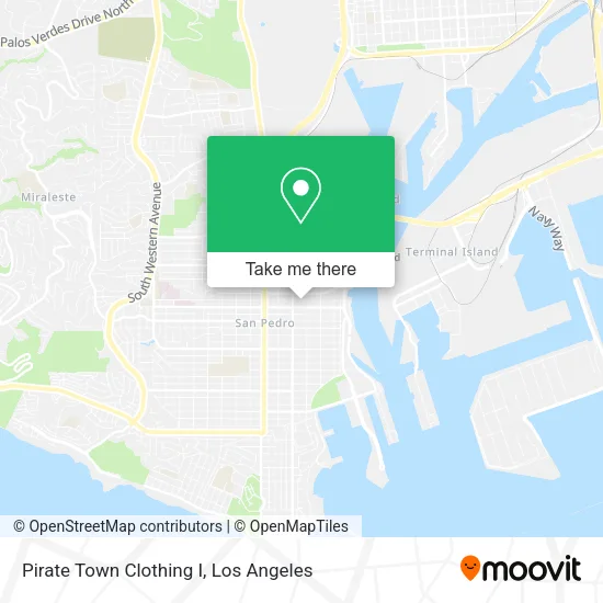 Pirate Town Clothing I map