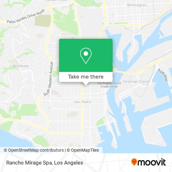Mapa de Rancho Mirage Spa