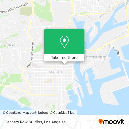 Mapa de Cannery Row Studios