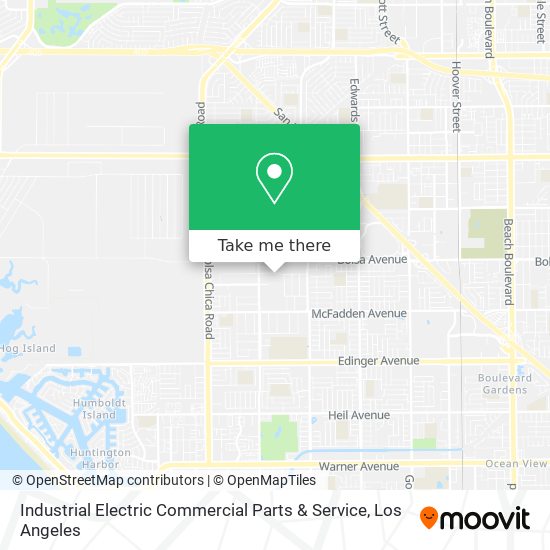 Mapa de Industrial Electric Commercial Parts & Service