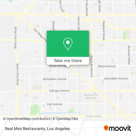 Mapa de Real Mex Restaurants