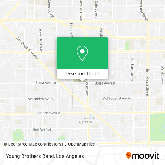 Young Brothers Band map