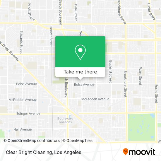 Clear Bright Cleaning map