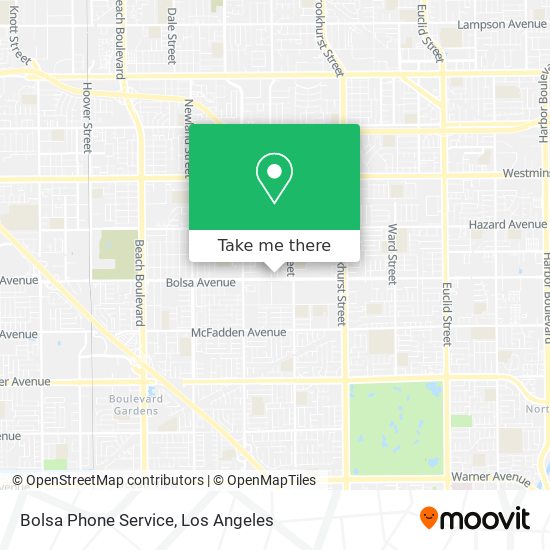 Bolsa Phone Service map