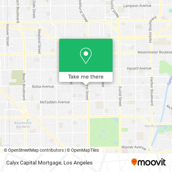 Calyx Capital Mortgage map