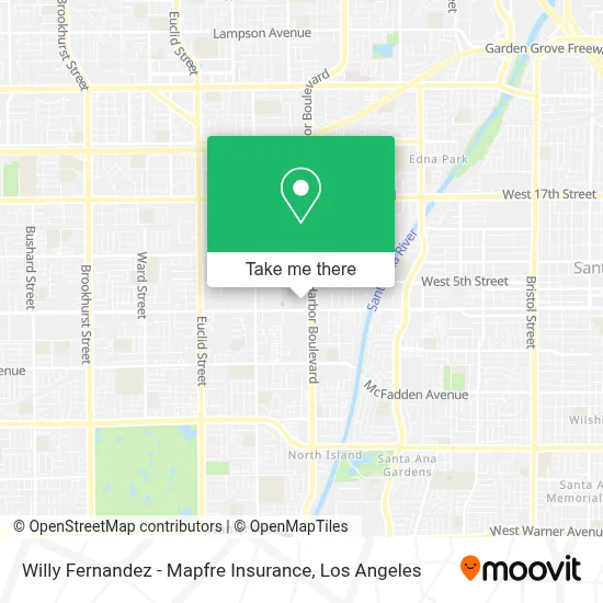 Willy Fernandez - Mapfre Insurance map