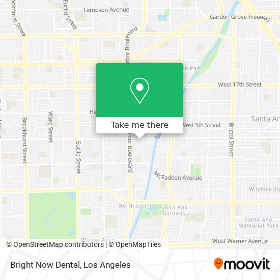 Mapa de Bright Now Dental