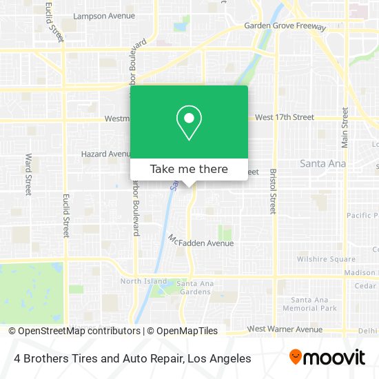 Mapa de 4 Brothers Tires and Auto Repair