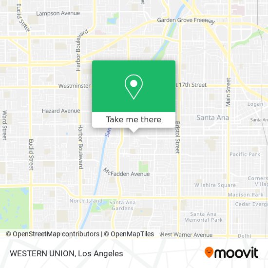 WESTERN UNION map