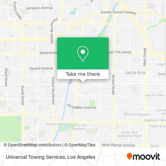Mapa de Universal Towing Services
