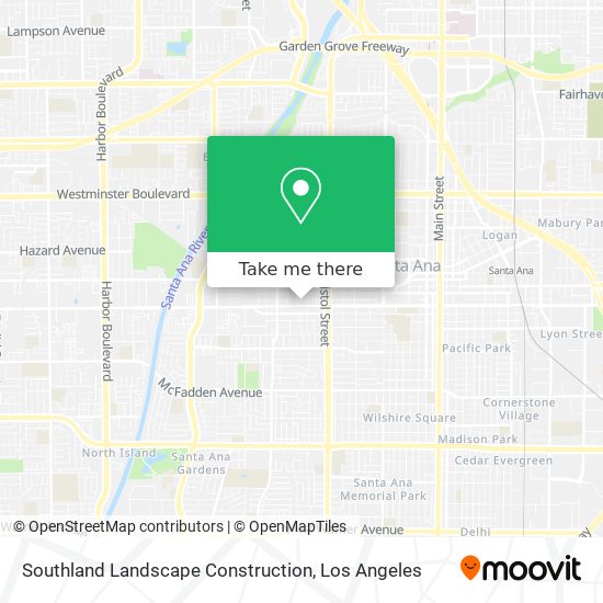 Southland Landscape Construction map