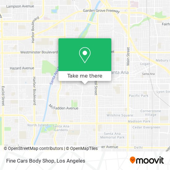 Fine Cars Body Shop map