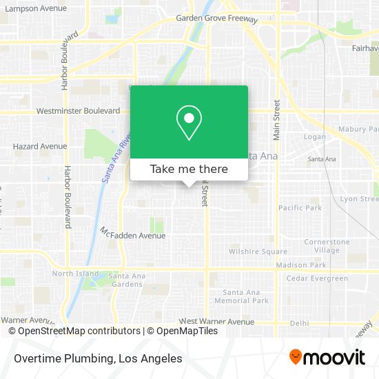 Overtime Plumbing map